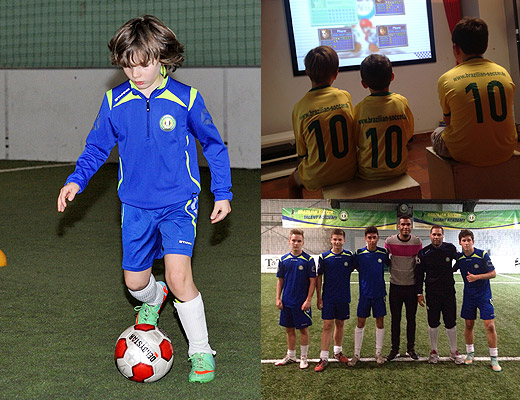 Kleine Fußballer bei Brazilian Soccer
