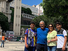 Familienfoto in Salvador