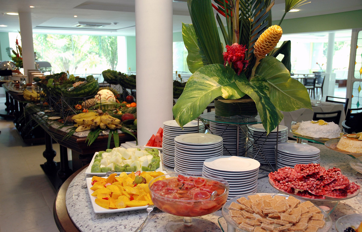 Obst-Buffet vom Bahia Plaza Hotel